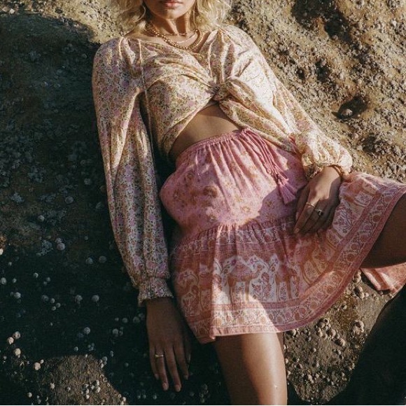 Spell Rae Blouse in Daisy Yellow - Picture 7 of 14